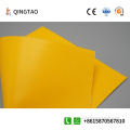 Tissu de silicone à double face jaune